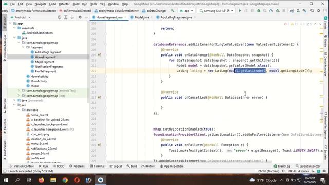 How to display multiple markers stored in Firebase database on Google Maps | Google map example - 1 смотреть онлайн