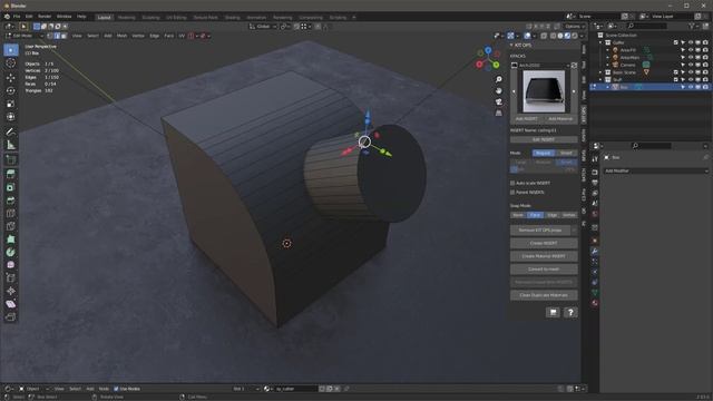 Surface Intersect in Blender смотреть онлайн