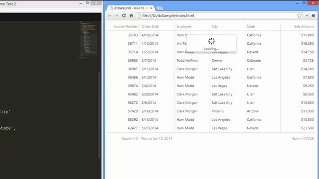 DevExpress DevExtreme HTML5 Data Grid: Summaries смотреть онлайн