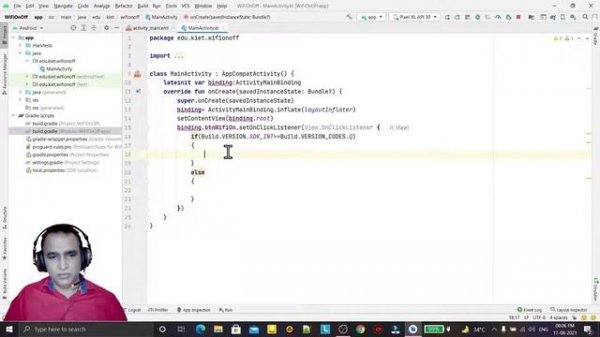 Wi-Fi On /Off in android studio | Kotlin Android | Dr Vipin Classes