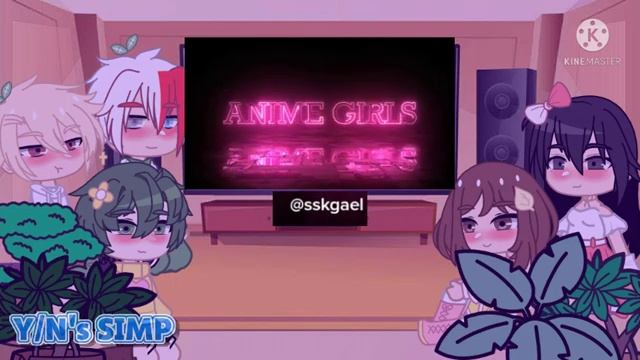 MHA React to F!Y/N as anime girls|4/?|MHA|Gacha club| смотреть онлайн