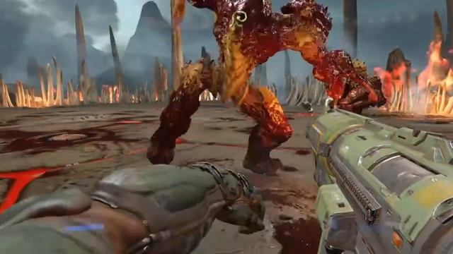 Doom 2016 Game Play on GT 730 смотреть онлайн