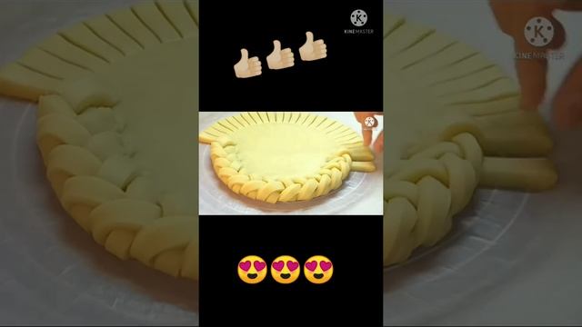 ЛУЧШЕ ОДИН РАЗ УВИДЕТЬ И ВСЕ ПОНЯТЬ!Как красиво оформить край пирога. Мастер-класс!#shorts смотреть онлайн