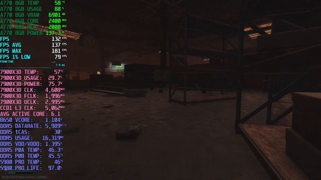 EFT \\ Arc A770 8GB + 7900X3D // B650 + DDR5-6000C30 // 1440 FSR 2.1 // pyur Preset смотреть онлайн