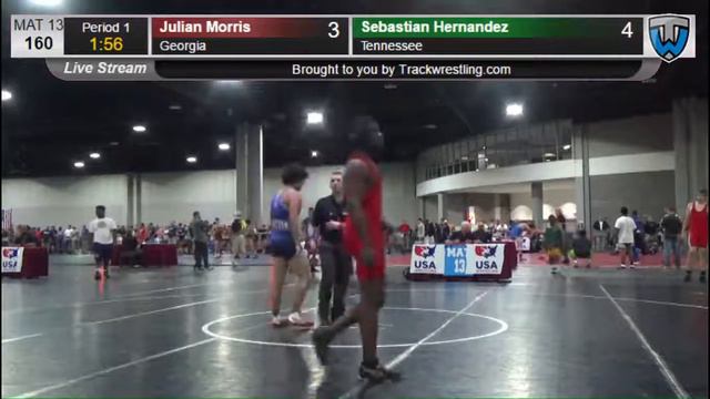 2075 Cadet Men 160 Julian Morris Georgia vs Sebastian Hernandez Tennessee 3613964104 смотреть онлайн