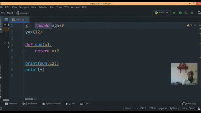 Python Lambda functions смотреть онлайн