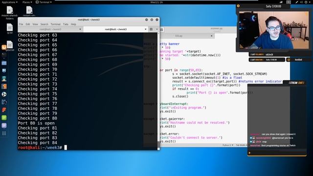 Zero to Hero Pentesting: Episode 3 - Python 102, Building a Terrible Port Scanner, and a Giveaway смотреть онлайн