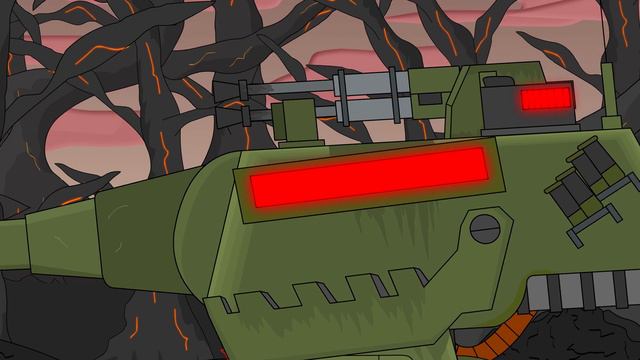 Альфа скорпейник VS КВ-44. Мультики про танки смотреть онлайн