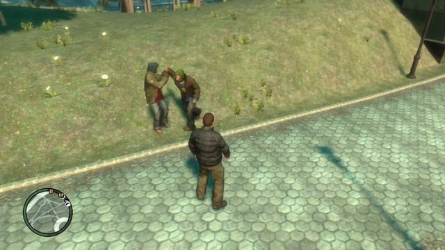 NPC fight - GTA 4 смотреть онлайн