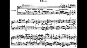 Иоганн Себастьян Бах ХТК 1 том до минор J.S.Bach Prelude and fugue in c moll (minor), notes, ноты.