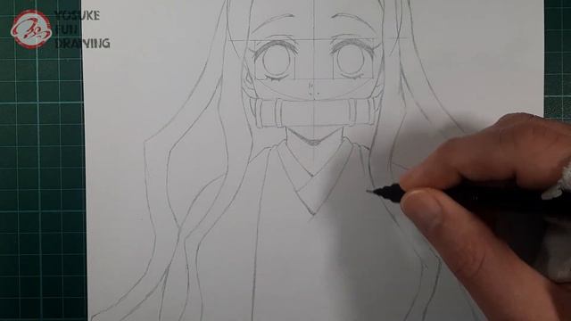 How to draw Nezuko Kamado | Demon Slayer | Step by step Tutorial смотреть онлайн