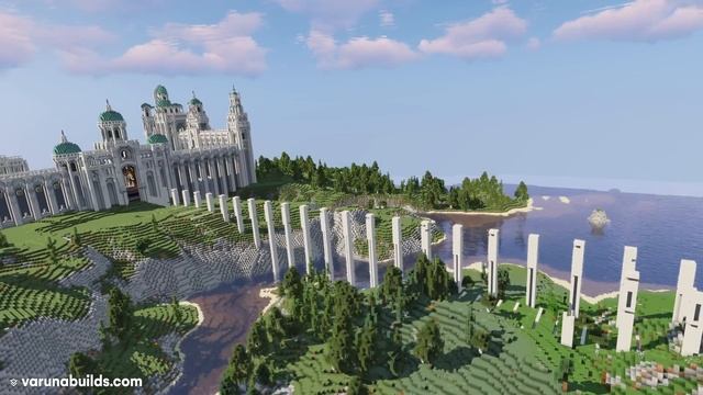[Minecraft Timelapse] Wizards, Dragons, and Spartans | Citadel by Varuna | 4K 60 FPS смотреть онлайн