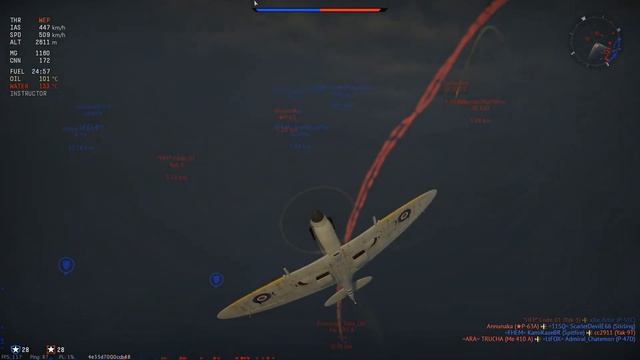 War Thunder // Fighter School: Supermarine Spitfire F Mk IX - “Tally Ho!” смотреть онлайн