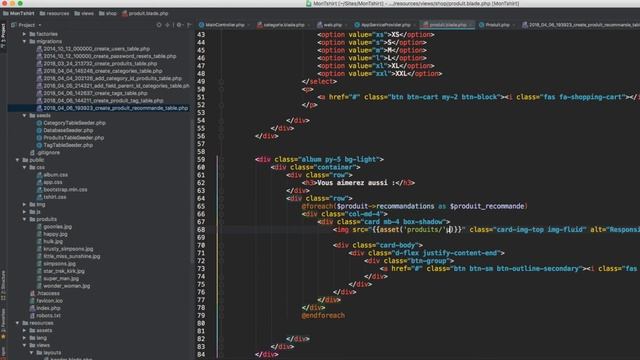 Formation Laravel,Afficher les produits recommandés dans une vue blade смотреть онлайн