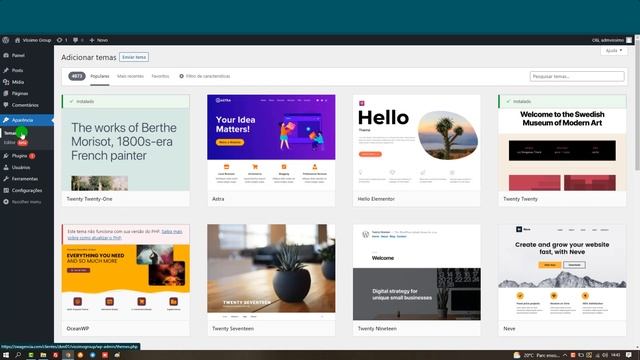 WordPress sem Opção de Menus | Como Habilitar Opção de Menus no WordPress смотреть онлайн