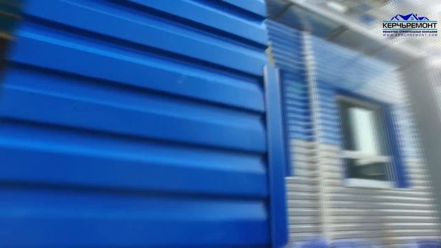 Фасадные работы для Керченского Консервного завода 