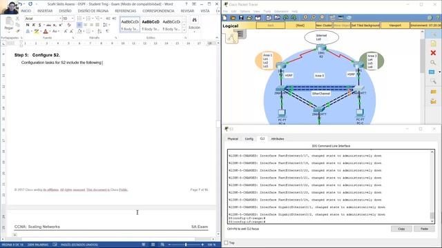 Scaling Networks 6.0 - Skills Assessment (OSPF) – Student Training Exam смотреть онлайн