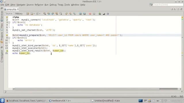 05.4.MySQLi - Базово използване - част 2 - Prepared Statements (Gatakka 07.10.2013) - 00.34.32h смотреть онлайн