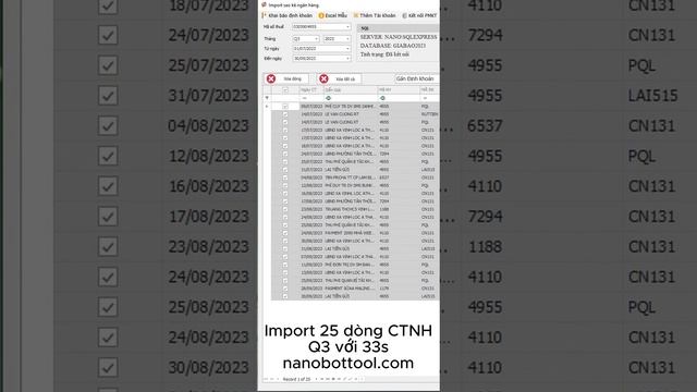 #nanobottool Import Sao kê ngân hàng vào pmkt Smart | Mr Thạo SmartPro 0939371959 смотреть онлайн