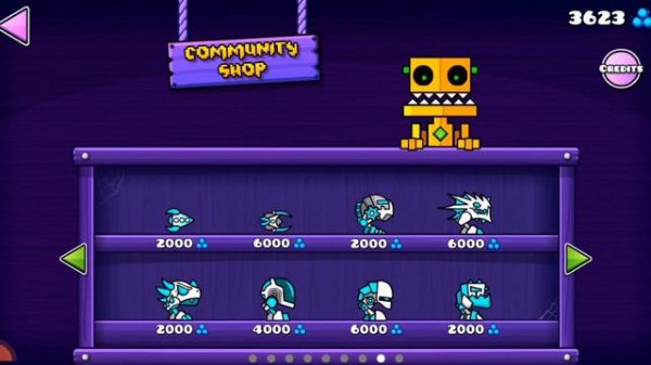 Geometry dash #9 ЧТО можно купить НА 11000 в магазине community shop