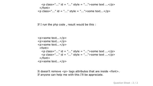 HTML : PHP simple html DOM remove all attributes from an html tag смотреть онлайн
