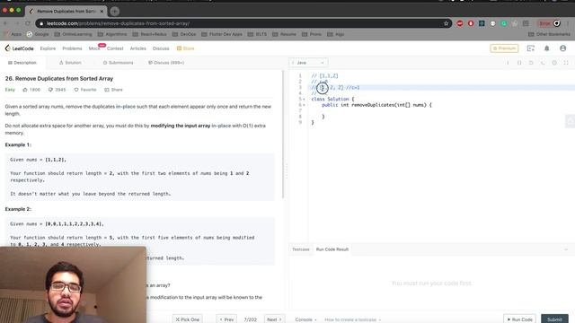 LeetCode 26 Remove Duplicates from Sorted Array смотреть онлайн