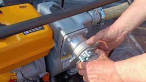 мини земснаряд и интересная насадка. не нужно останавливаться чтобы чистить сам насос.