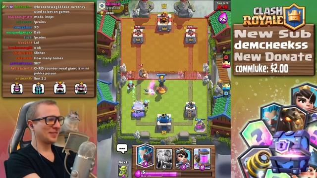 Clash Royale - 4100+ With This Deck! смотреть онлайн