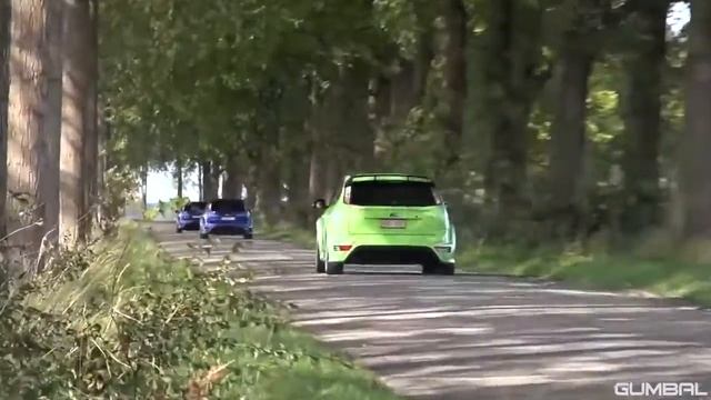 Ford Focus RS и глушитель Milltek. смотреть онлайн