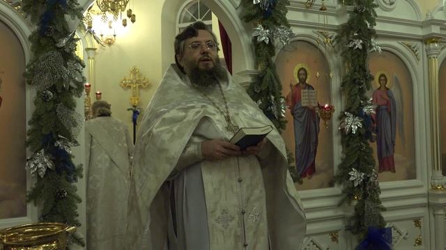 Проповедь в праздник Крещения Господня 19 января 2016 смотреть онлайн