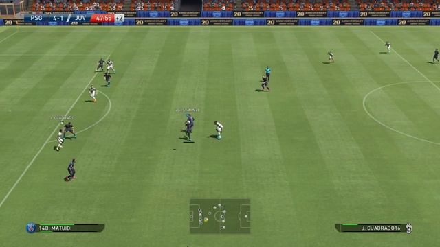 PES 2016 - Gameplay Online (PSG vs Juventus) смотреть онлайн