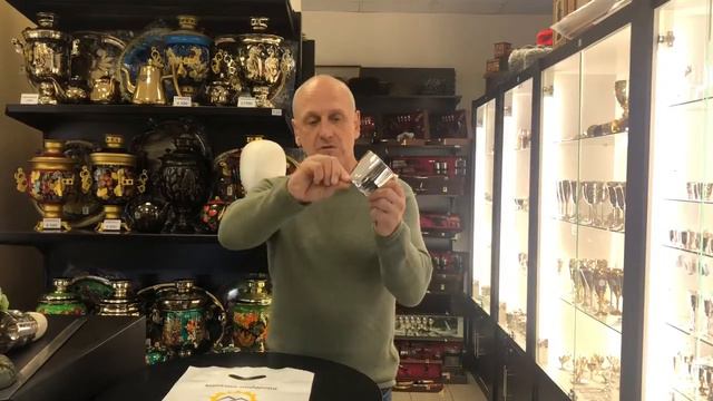 Отзыв Олега о покупке серебряной кружки в магазине Этно-шоп смотреть онлайн