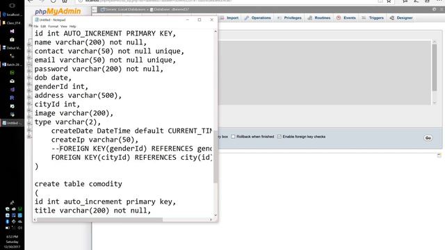 Php MySQL Database create in standard form -day 15 смотреть онлайн