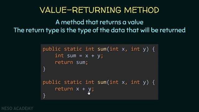 Methods in Java смотреть онлайн