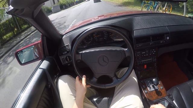Mercedes SL 320 POV drive convoy with Mercedes 190 (W201) 1.8 Avantgarde Rosso - by Car's POV смотреть онлайн
