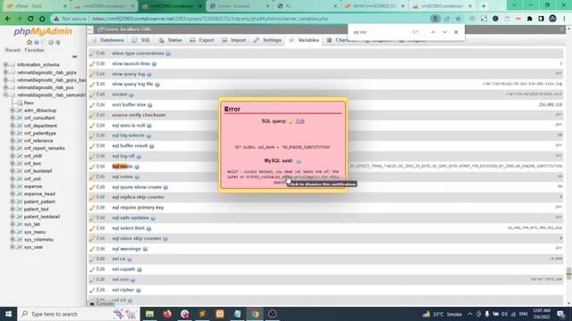 How to Disable MySql Strict Mode in cPanel- #1265 data truncated for column date at row 1: Fixed смотреть онлайн