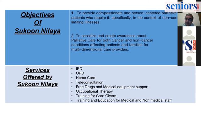 Health Live @ Seniors Today with Dr Eric Borges | Sukoon Nilaya Palliative care services Centre смотреть онлайн