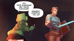 КРИПЕР-ТЯН и БОЛЬШОЙ МЕЧ СТИВА | Майнкрафт тянки ОЗВУЧКА НА РУССКОМ?[MINECRAFT ANIME] (Merryweather