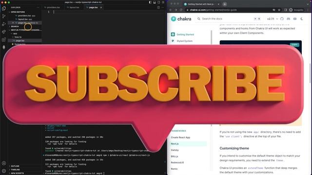 NextJS 13 + Chakra UI (using typescript) - Project setup смотреть онлайн