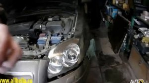 Ремонт фар Toyota Avensis своими руками Часть 2 Снятие фары с автомобиля