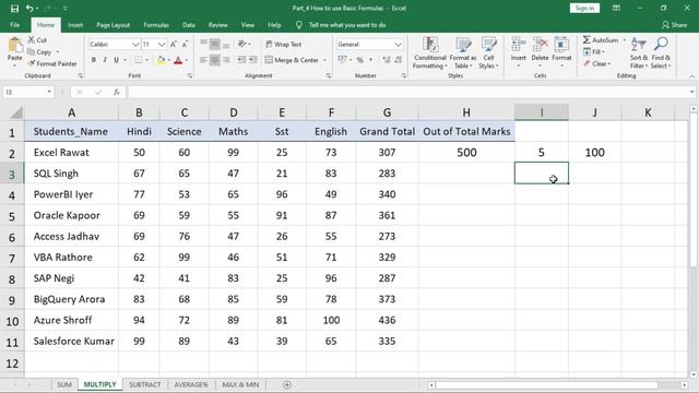 Learn Most Used Basic Formula in Excel 2020 | Excel Tutorial for Beginner in Hindi | TeachToEach смотреть онлайн