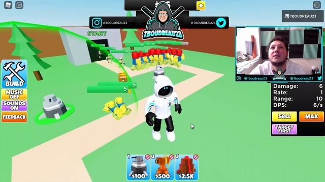 NEW PRE ALPHA TOWER DEFENSE ON ROBLOX! смотреть онлайн