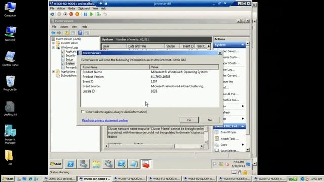 Failover Clustering Pro Troubleshooting in Windows Server 2008 R2 смотреть онлайн