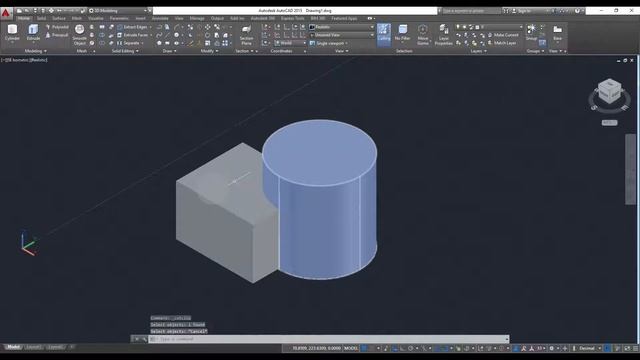 Union, subtract y intersect autocad 2015 смотреть онлайн
