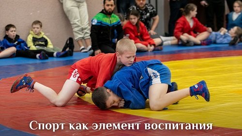 Спорт как элемент воспитания