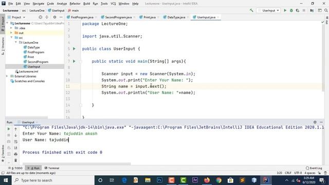 6. How to get input from user, Using Scanner Function in JAVA | Java Bangla Tutorial смотреть онлайн