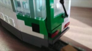 Lego трамвай CKD Tatra KT4DC (12 stud MOC)