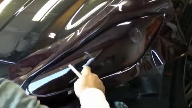 Tinted Headlight Protection Film Cover Installation on Maserati Grand Turismo смотреть онлайн