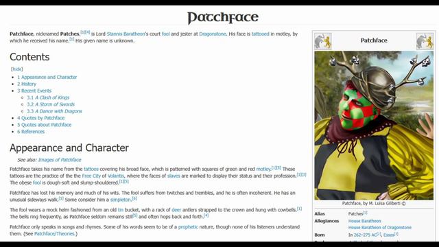 Patchface's First Song Explained (Song of Ice and Fire theory) смотреть онлайн