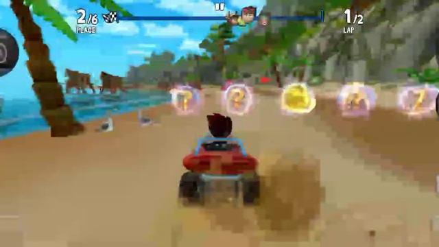 Beach Buggy Racing 2 - Racing On Tropic De Coco Track - BBR2 - GamePlay смотреть онлайн